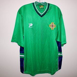 mint unworn Northern Ireland 2002-03 home football shirt Patrick soccer jersey